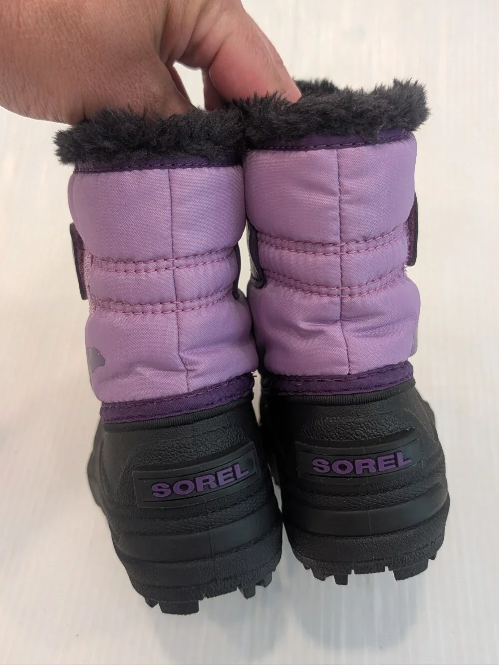 SOREL Toddler Girls Purple Winter Snow Boots Size 6